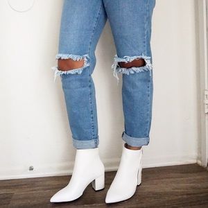 Wild Diva White Bootie